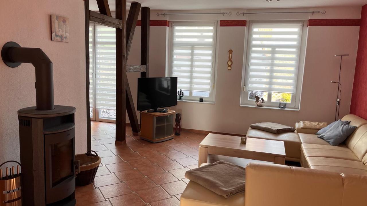 Ferienwohnung Am Bodetal Mit Wallbox Fuer E-Auto Thale Exteriör bild